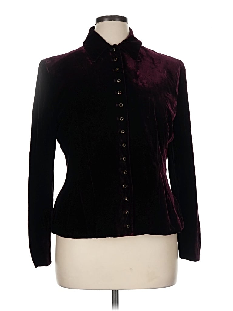 Pre-owned Polo Ralph Lauren Jacket In Burgundy
