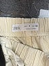 Zara Solid Ivory Cargo Pants Size 7 - photo 3