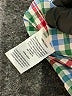 Vineyard Vines Checkered-gingham Teal Long Sleeve Button-Down Shirt Size 12 - 14 - photo 4