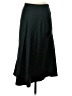 Express 100% Polyester Solid Black Teal Formal Skirt Size S - photo 2