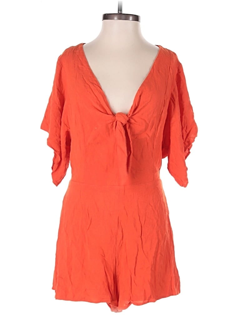 Pre-owned Louna Romper In Orange