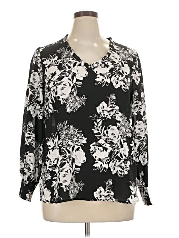 Counterparts 3/4 Sleeve Blouse (view 1)