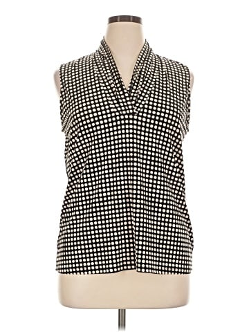 Anne Klein Sleeveless Blouse (view 1)