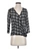 Michael Stars Gray 3/4 Sleeve Blouse Size Sm (0) - photo 1