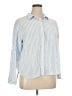 L.L.Bean Stripes Blue Long Sleeve Button-Down Shirt Size XL (petite) - photo 1