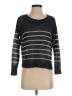 Ann Taylor Stripes Black Pullover Sweater Size XS (petite) - photo 1