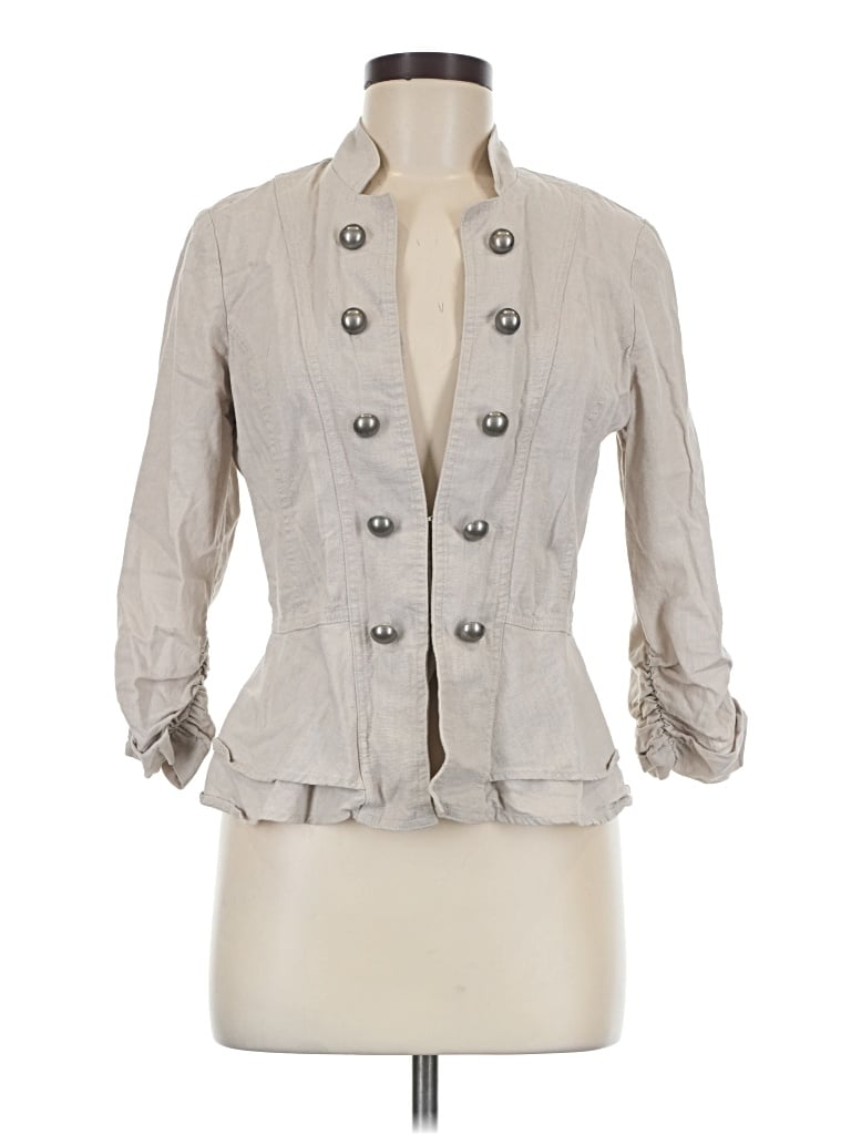 Pre-owned Vanity Blazer Jacket In Gray