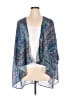 Catherines 100% Polyester Blue Kimono Size 1X - photo 1
