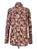 J. McLaughlin Print Brown Long Sleeve Button-Down Shirt Size L - photo 2