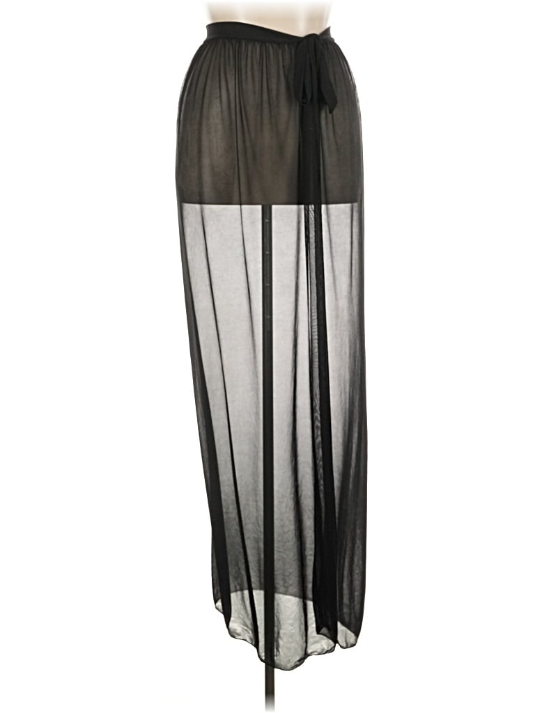 Pre-owned Prettylittlething Formal Skirt In Black
