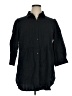 Motto Black 3/4 Sleeve Button-Down Shirt Size 1X - photo 1