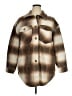 Terra & Sky Plaid Brown Coat Size 0X - photo 1