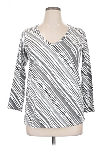 Roaman's 3/4 Sleeve Top (view 1)