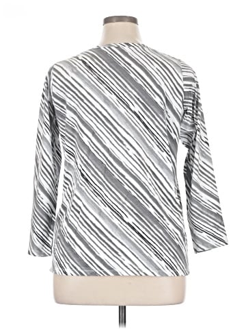 Roaman's 3/4 Sleeve Top (view 2)