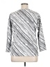 Roaman's Silver 3/4 Sleeve Top Size 14 (M) - photo 2