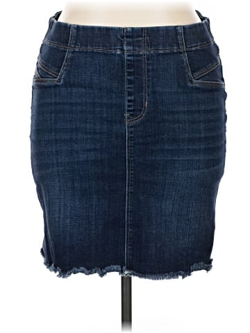 Liverpool Los Angeles Denim Skirt (view 1)