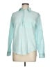 Gap Teal Long Sleeve Blouse Size L - photo 1
