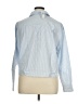 Old Navy 100% Cotton Stripes Blue Long Sleeve Button-Down Shirt Size XL - photo 2