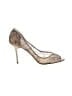 Jimmy Choo Ivory Brown Heels Size EU 39 - photo 1