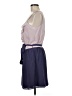 Express 100% Polyester Color Block Purple Casual Dress Size M - photo 5