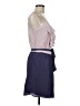 Express 100% Polyester Color Block Purple Casual Dress Size M - photo 4