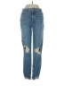 Paige Hearts Blue Jeans Size 26 waist - photo 1
