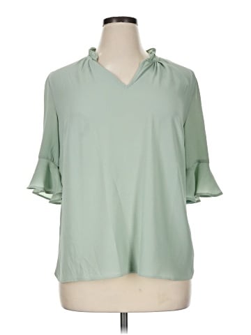 CeCe 3/4 Sleeve Blouse (view 1)