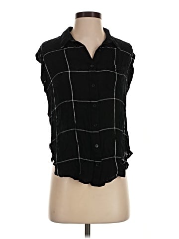 BP. Sleeveless Button-Down Shirt (view 1)