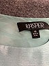Kasper 100% Polyester Teal Sleeveless Top Size 18 - photo 7