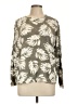 J.Jill Tropical White Gray Pullover Sweater Size L - photo 1
