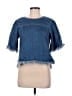 See By Chloé Blue Short Sleeve Top Size EU (FR) 40 / US 8 - photo 1