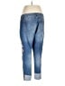 So Slimming by Chico's Floral Blue Jeans Size Lg (2.5) - photo 2