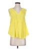 Merona 100% Rayon Yellow Sleeveless Blouse Size XS - photo 1