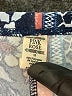 Pink Rose Print Blue Active Pants Size S - photo 7