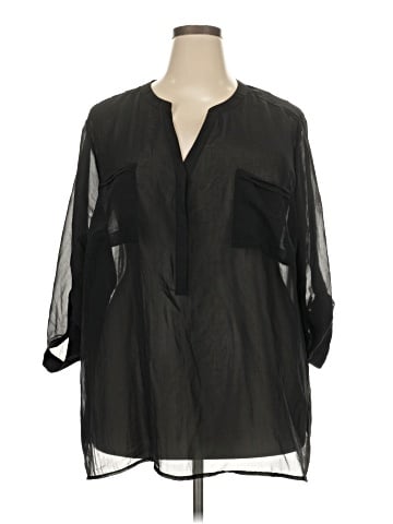 Oleg Cassini 3/4 Sleeve Blouse (view 1)