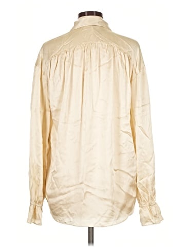 FRAME Long Sleeve Silk Top (view 2)