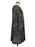 Apt. 9 Animal Print Black Casual Dress Size L - photo 4
