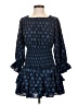 TCEC 100% Polyester Argyle Blue Cocktail Dress Size S - photo 1