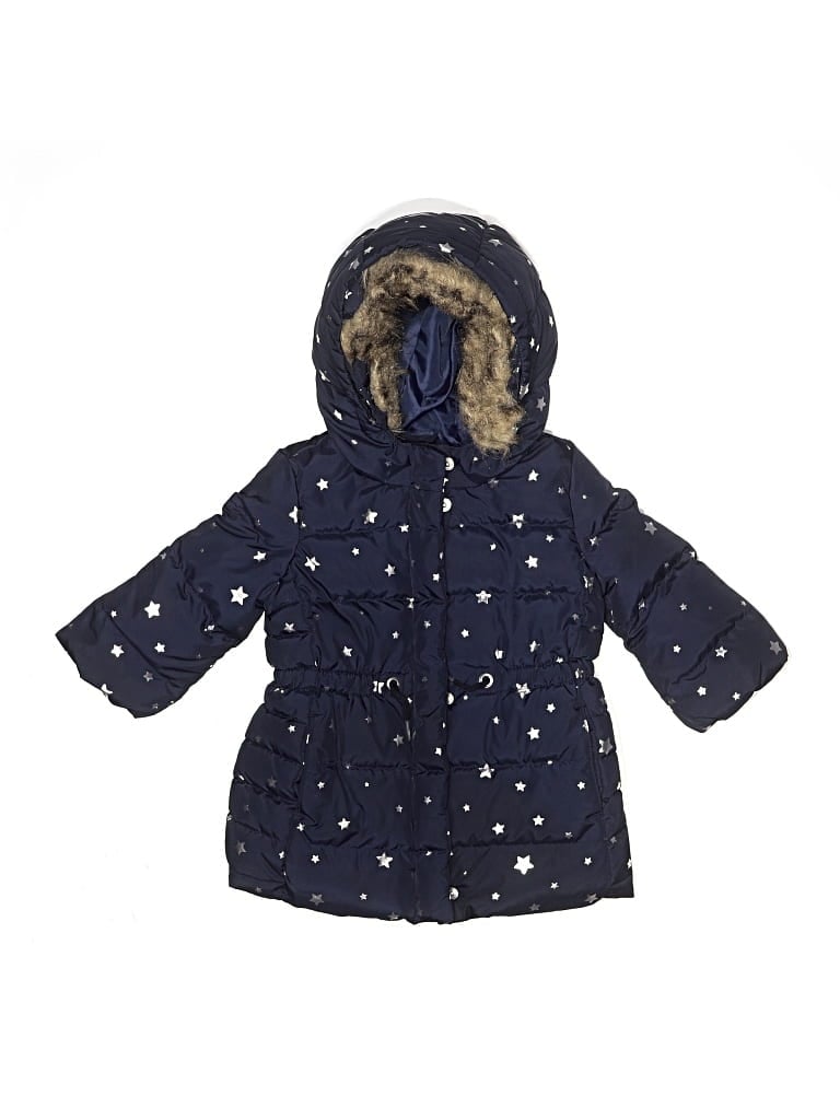 Pre-owned Baby Gap Kids' Snow Jacket In Blue