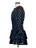 TCEC 100% Polyester Argyle Blue Cocktail Dress Size S - photo 5