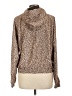 Forever 21 Animal Print Brown Long Sleeve Blouse Size L - photo 2