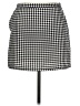 Forever 21 100% Polyester Checkered-gingham Black Casual Skirt Size 28 waist - photo 1