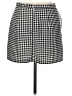 Forever 21 100% Polyester Checkered-gingham Black Casual Skirt Size 28 waist - photo 2