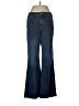Express Chevron-herringbone Blue Jeans Size L Short - photo 1