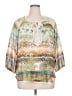 Chico's 100% Polyester Ivory 3/4 Sleeve Blouse Size XL - photo 1