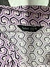 Splash 100% Viscose Chevron-herringbone Purple 3/4 Sleeve Button-Down Shirt Size 12 - photo 7