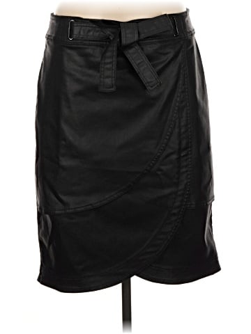 White House Black Market Faux Leather Skirt (view 1)