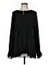 Umgee Black Long Sleeve Blouse Size M - photo 1