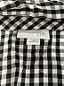 J.Jill 100% Rayon Checkered-gingham Black 3/4 Sleeve Button-Down Shirt Size 2X - photo 7