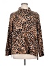 Cuddl Duds Animal Print Brown Pullover Sweater Size XL - photo 1